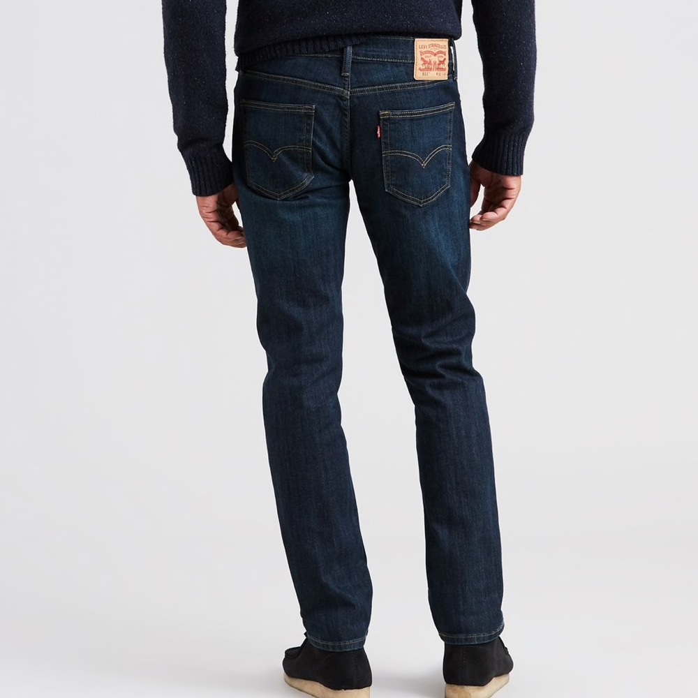 Levi’s Darkwashed 511 Skinny Denim Jeans